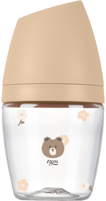 티지엠 PA 쌀알 젖병, 탠브라운, 1개, 160ml