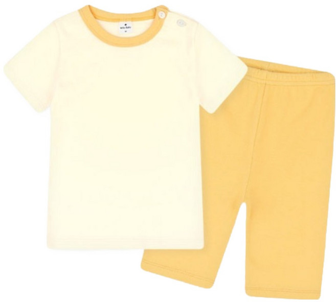 Milk Baby 嬰幼兒馬卡龍色夏季內衣上下套裝