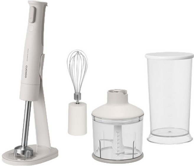 쿠쿠 스테인리스 2중날 4 in 1 핸드블렌더, CFM-K10HW