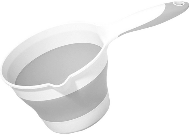 고씨네 소프트폴딩 다용도 접이식 욕실 바가지, 그레이, 1개