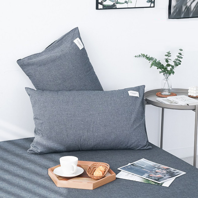 포그망 베이직 순면 자루형 호텔식 베개커버