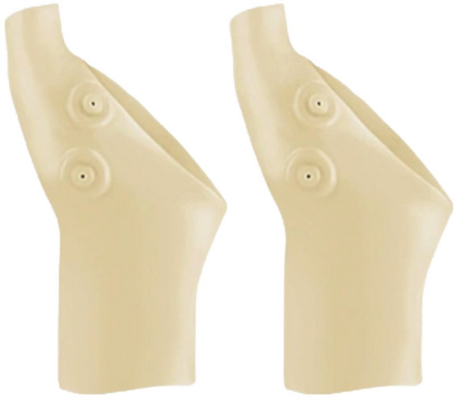 포근상점 자석 지압 방수 손목보호대 스킨, 2개