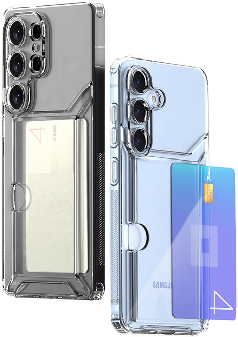 더블유케이스 황변방지 사이드카드 슬라이드 휴대폰 케이스