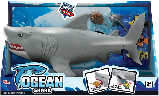 씽크토이 뉴 오션 샤크 로봇완구 345 x 140 x 190 mm, 혼합색상, 1개
