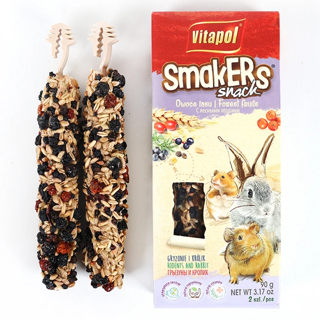 비타폴 반려동물 숲 과일 스매커 zvp-1110 2p, 90g, 1개 - 쿠팡