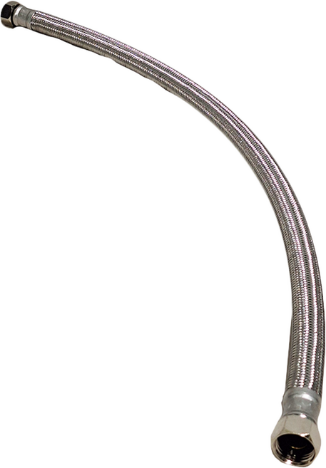 新多多小舖 六分管四分頭鋼絲軟管 304不鏽鋼 內徑1.9公分, 1條