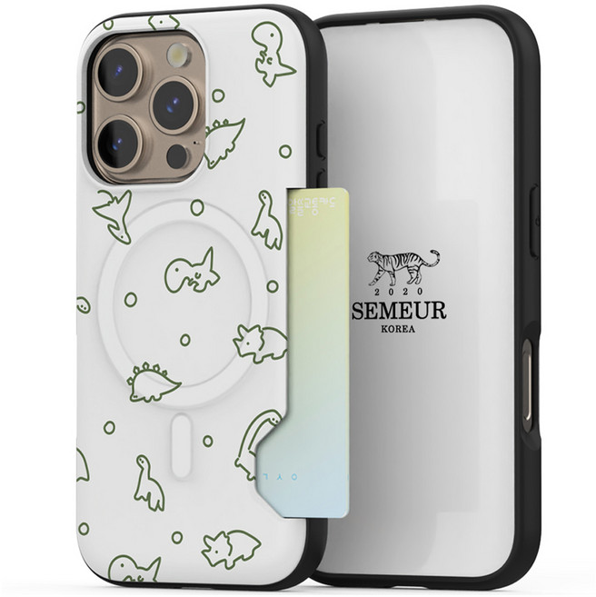 CASE PACIFIC 恐龍圖案 MagSafe 卡夾手機殼