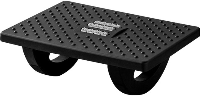 힐링스팟 사무실 책상 발 받침대, 블랙