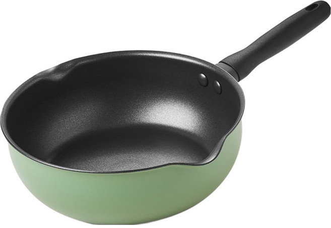 MEYER 美亞 6合1不沾電磁爐多功能鍋 綠色, 24cm, 1個