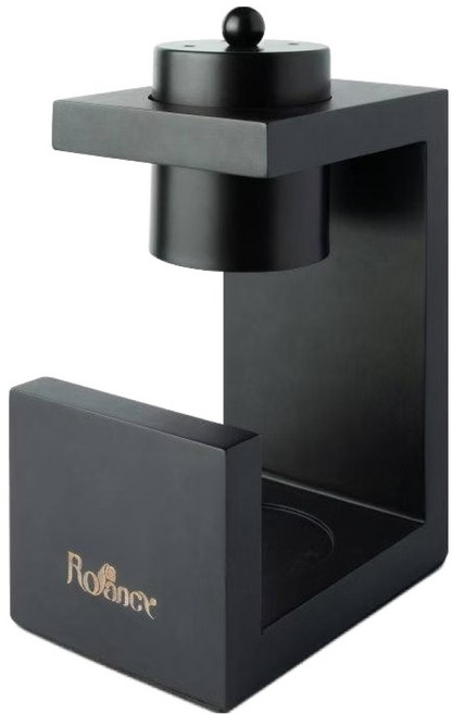 Rofancy 洛帆晞 日系輕奢木座融蠟燈 無段式調光 光線均勻 無明火更安全, 黑木G