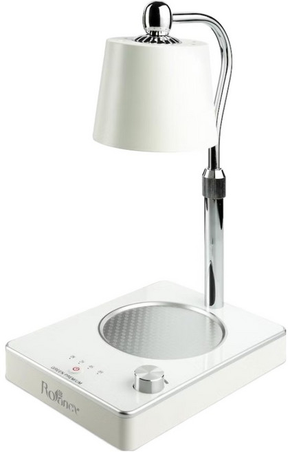 Rofancy 洛帆晞 可定時系列 時尚黑白金融蠟燈 可調光/可調高低, 時尚白