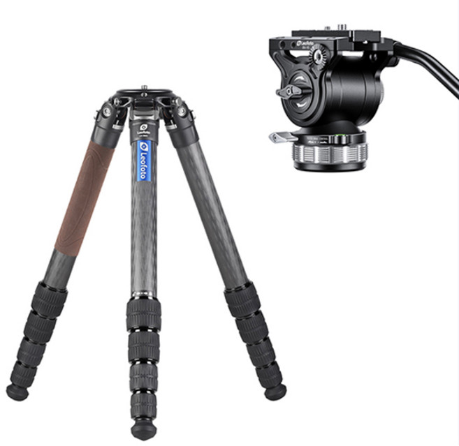레오포토 10X 카본삼각대 + 비디오헤드 세트, 1세트, 삼각대(LM-365C), 헤드(BV-15)