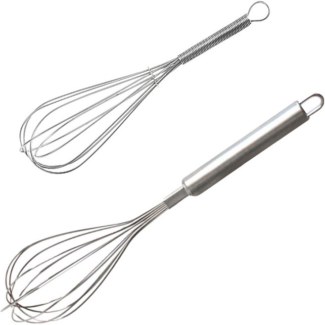 키친구 베이킹 거품기 2종 세트 소(20 x 4.5 cm) 대(30 x 6.5 cm), 1세트