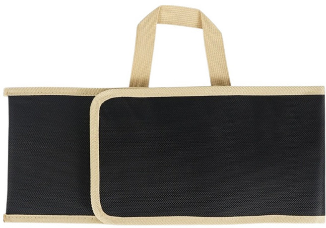 따봉오빠 캠핑 공구 팩 대용량 보관 가방 40.5 x 17.5 cm JNHA1779, 블랙, 1개