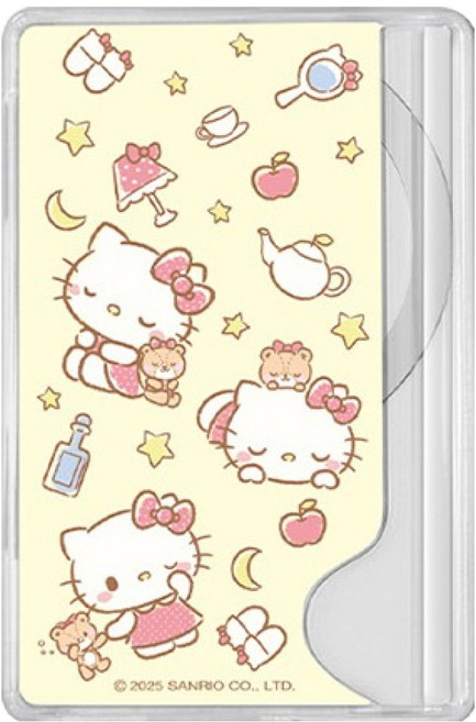 엠픽 헬로키티 슬리핑 맥세이프 카드 슬롯, 슬리핑 옐로우, 1개