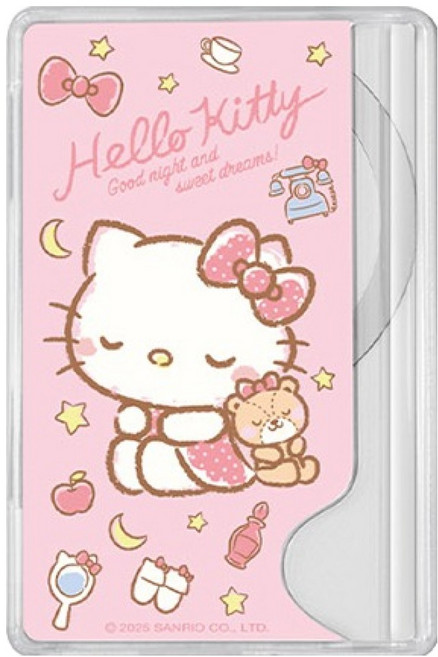 엠픽 헬로키티 슬리핑 맥세이프 카드 슬롯, 슬리핑 핑크, 1개
