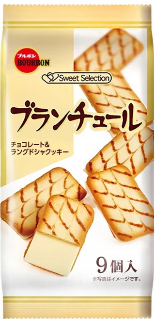 부르본 랑그드샤 블란츌 쿠키, 70g, 1개 - 쿠팡