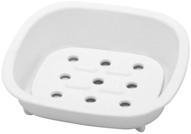 Hachiman Kasei 八幡化成 濾水肥皂盒, 1個, 白色