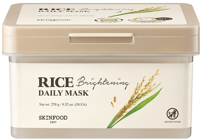 스킨푸드 라이스 브라이트닝 데일리 마스크, 1개, 30개입