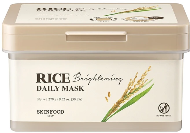 스킨푸드 라이스 브라이트닝 데일리 마스크, 1개, 30개입 - 쿠팡