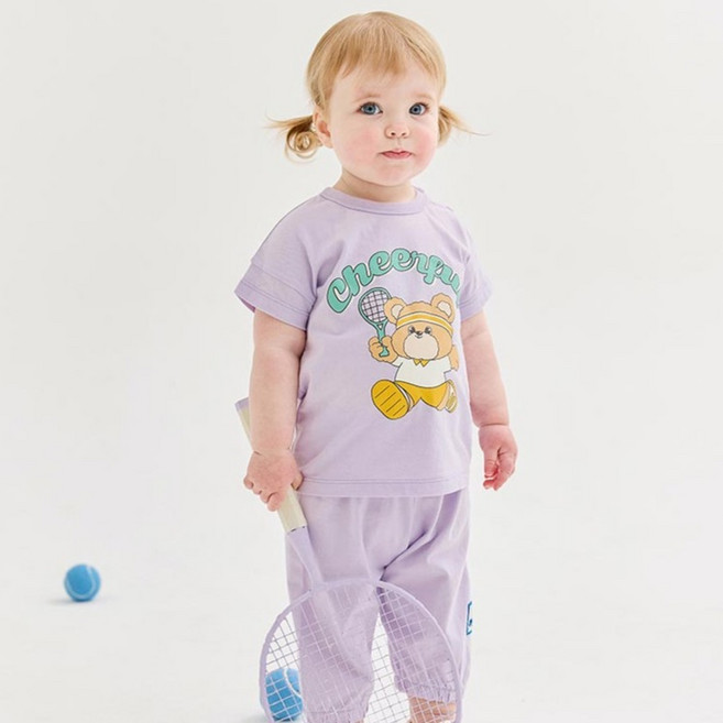 MilkBaby 유아용 테니스는 내가 일등 상하복 세트