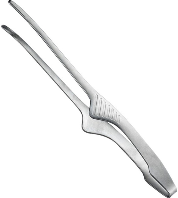 스텐 요리 고기 집게 FREE, 실버, 1개