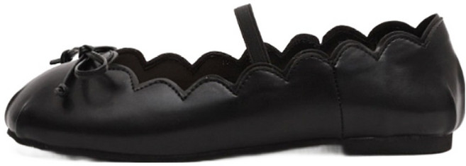 마크모크 피오니 리본 라운드토 밴드 메리제인 플랫 1cm