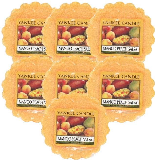 양키캔들 타트 왁스 무심지 캔들, 망고피치살사, 22g, 7개