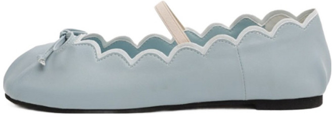 마크모크 피오니 리본 라운드토 밴드 메리제인 플랫 1cm