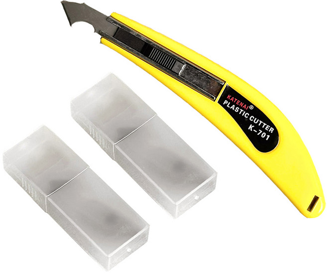 모나코올리브 아크릴 커터 컷팅 칼 + 기본칼날 3p + 추가칼날 20p 세트, 1세트