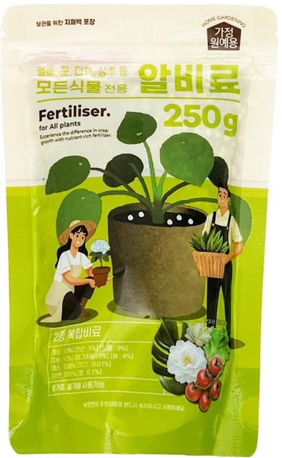 데일드 모든식물 알비료, 250g, 1개