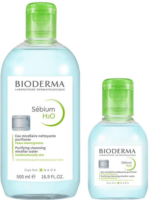 10위 - 바이오더마 세비엄 H2O 클렌징 워터 2종 500ml + 100ml 세트, 1세트