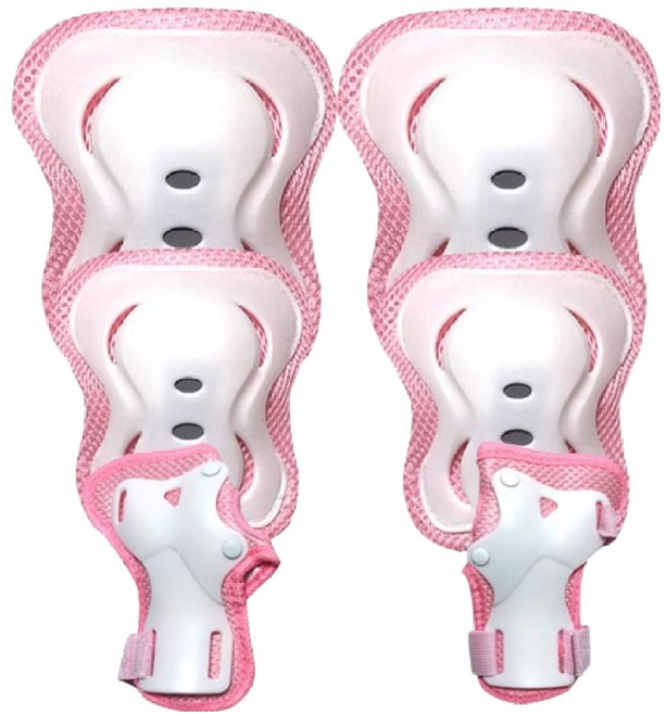 랜드웨이 아동용 모션 보호대 양쪽 세트, 핑크, 1세트