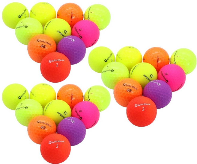 TaylorMade 特S+級高爾夫回收球, 1組, 混色, 30入