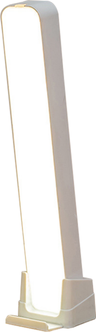 aibo 磁吸可調角度 USB充電式LED閱讀燈 三色光 附直立底座, 白色