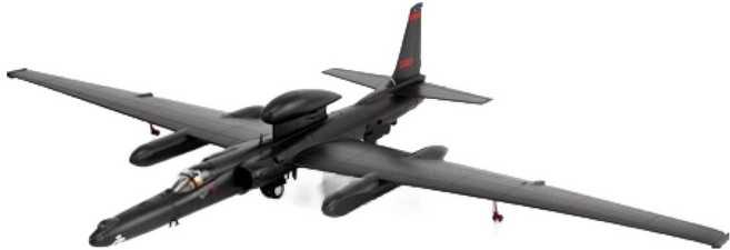 HOBBY MASTER Replica 1：72 U-2S RAF 佩裡佛戰鬥機模型 2021 HM421112BK, 黑色, 1個