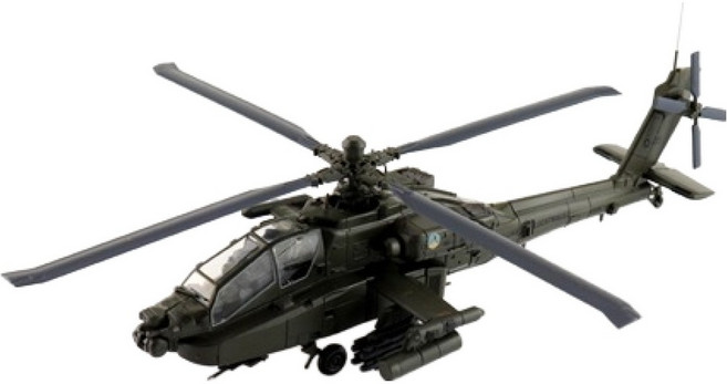 하비마스터 레프리카 1:72 AH-64D 아파치 헬리콥터모형 2000 HM419362KH, 카키, 1개