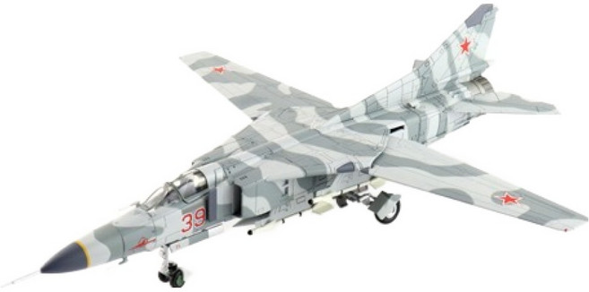 하비마스터 레프리카 1:72 MIG-23MS 테스트 전투기 모형 1981 to 1988 HM419614GY, 그레이, 1개
