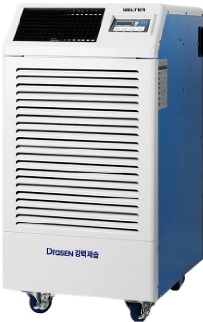 웰템 드라센 공장 창고 대용량 산업용 이동식 제습기 210L 고객직접설치, WPD-210N