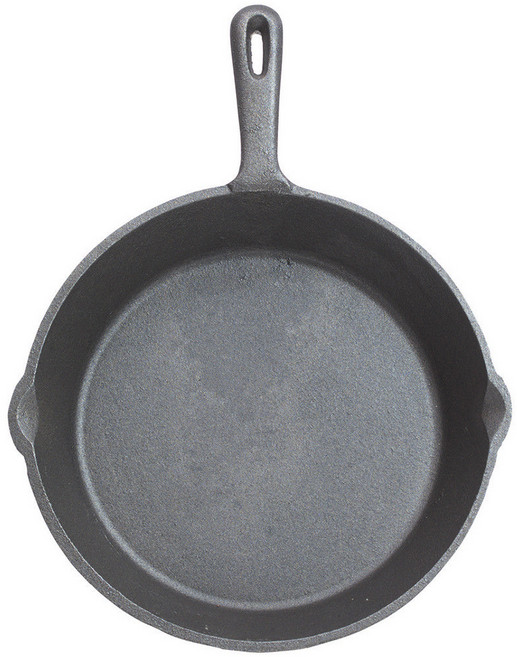 KitchenCraft 鑄鐵煎烤盤 圓平底, 26cm, 1個