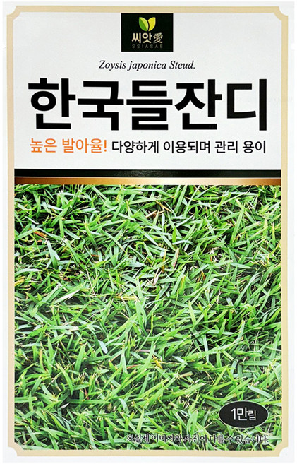 씨앗애 한국들잔디 씨앗 1만립, 1개
