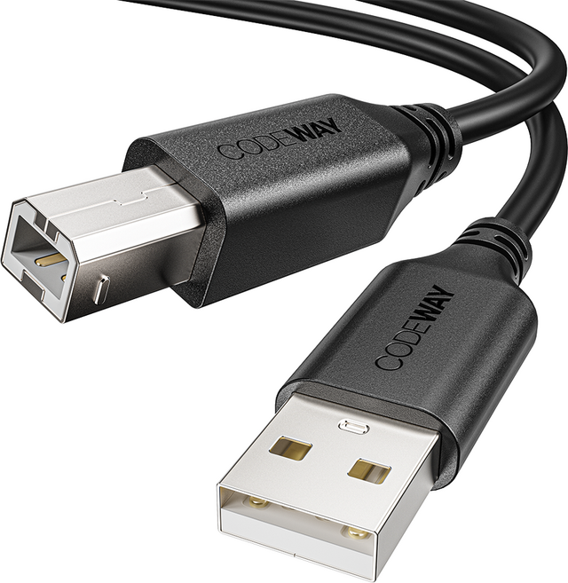 코드웨이 USB 2.0 A B 프린터 케이블, 3m, 1개