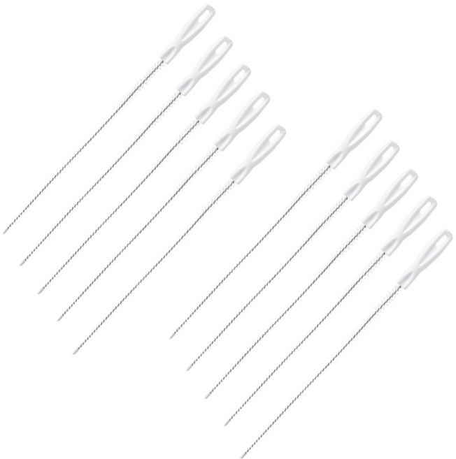 마켓플랜 컴플릿 배수구 클리너 청소솔 10p, 화이트