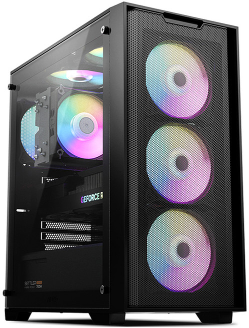 PERFLAB 2025 AMD 電競 Ryzen 5 Ryzen 7000 系列 GeForce RTX 5070, 黑色, AR5-GFX570, Free DOS, 0GB, 0GB, Ryzen 5-7500F