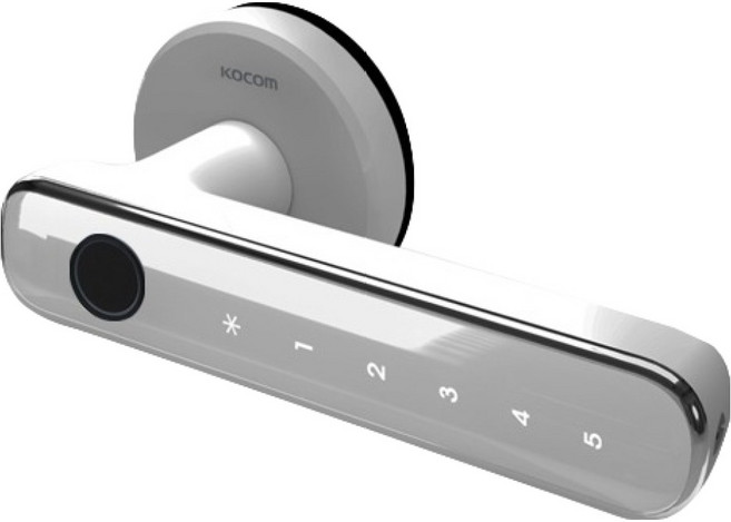 코콤 번호 지문인식 방문 목문레버 목문형 도어락, KDL-WD103, 고객직접설치