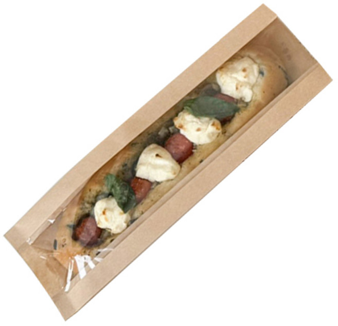 베스트팩 베이커리 투명 크라프트 창봉투 바게트 미니 10 x 5 x 32 cm, 1개, 200개입