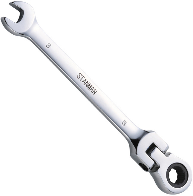스탠맨 플렉시블 라쳇 렌치 스패너 8mm, 1개