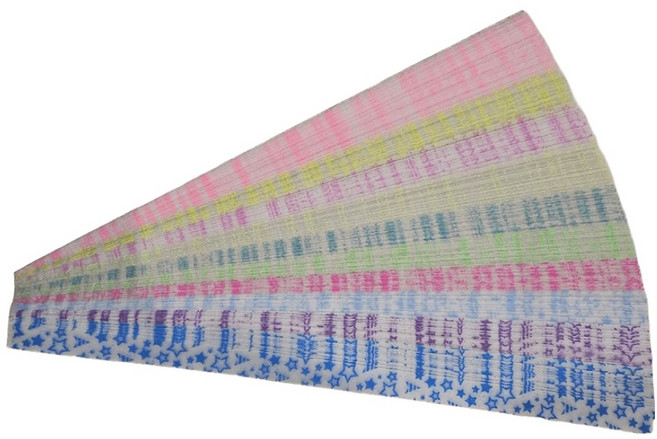 솜데이 야광 별 종이접기 작은별 1 x 21 cm 210p 세트, 1세트, 10색