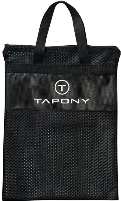 타포니 메쉬 숏핀 가방, 블랙