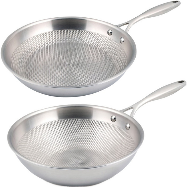 리빙글로리 마스터스타 통5중 궁중팬 26cm + 프라이팬 28cm 세트, 1세트